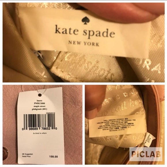 Kate Spade NY Crossbody Handbag Pink - Picture 7 of 9